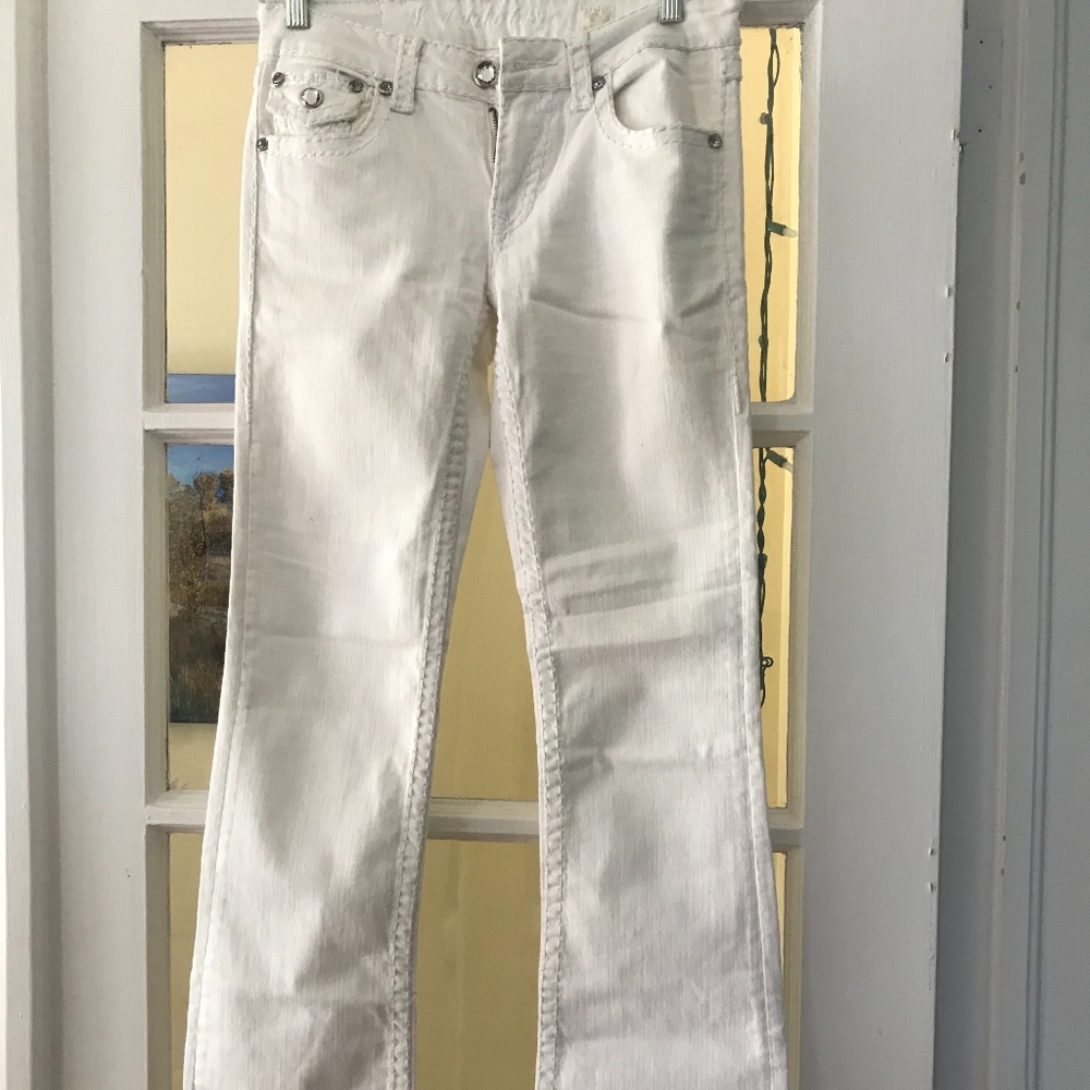 L.A Idol White Bootcut Jeans